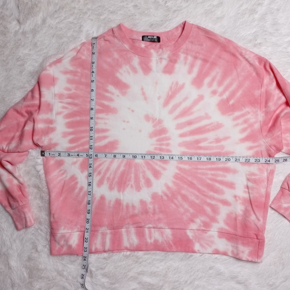 Jolie & Joy Tie Dye Asymmetrical Sweatshirt Sz 1X - Picture 7 of 7